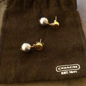 Coach earrings